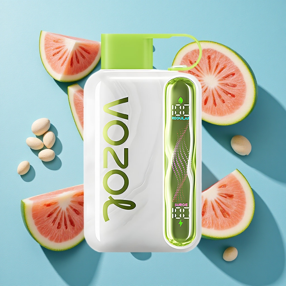 VOZOL STAR 40000 Puffs Wegwerf-Vape Wassermelone-Sauer-Pfirsich mit 1000mAh Akku und Typ-C-Ladung
