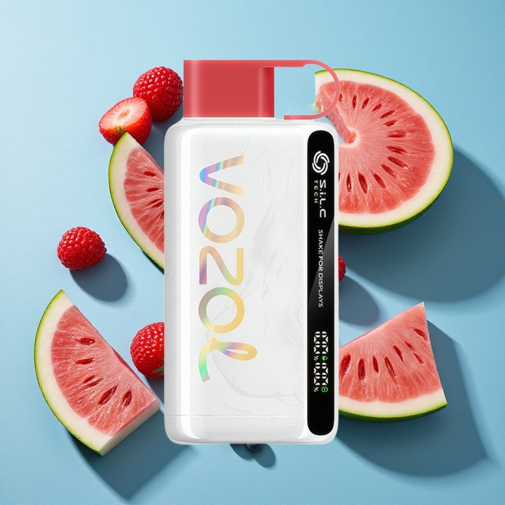VOZOL STAR 9000/12000 Einweg-Vape Himbeere Wassermelone mit 650mAh Akku und bis zu 9000/1200 Puffs