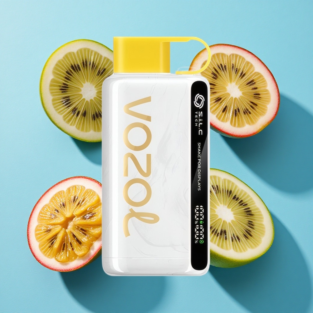 VOZOL STAR 9000/12000 Einweg-Vape Kiwi-Passionfrucht-Guave mit 650mAh Akku und 9000/12000 Puffs