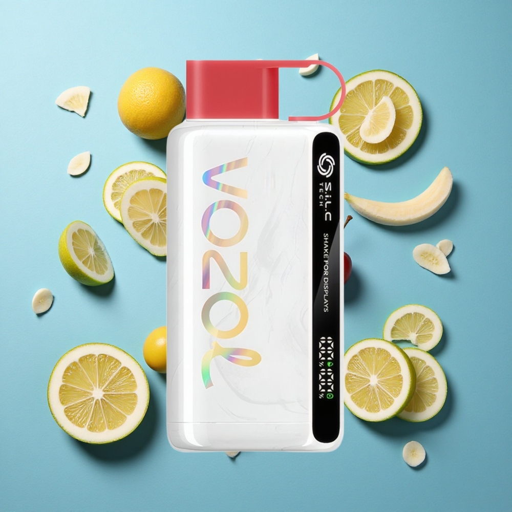 VOZOL STAR 9000/12000 Wegwerf-Vape Drachenfrucht Banane Kirsche mit 650mAh Akku und 30% schnellerem Laden