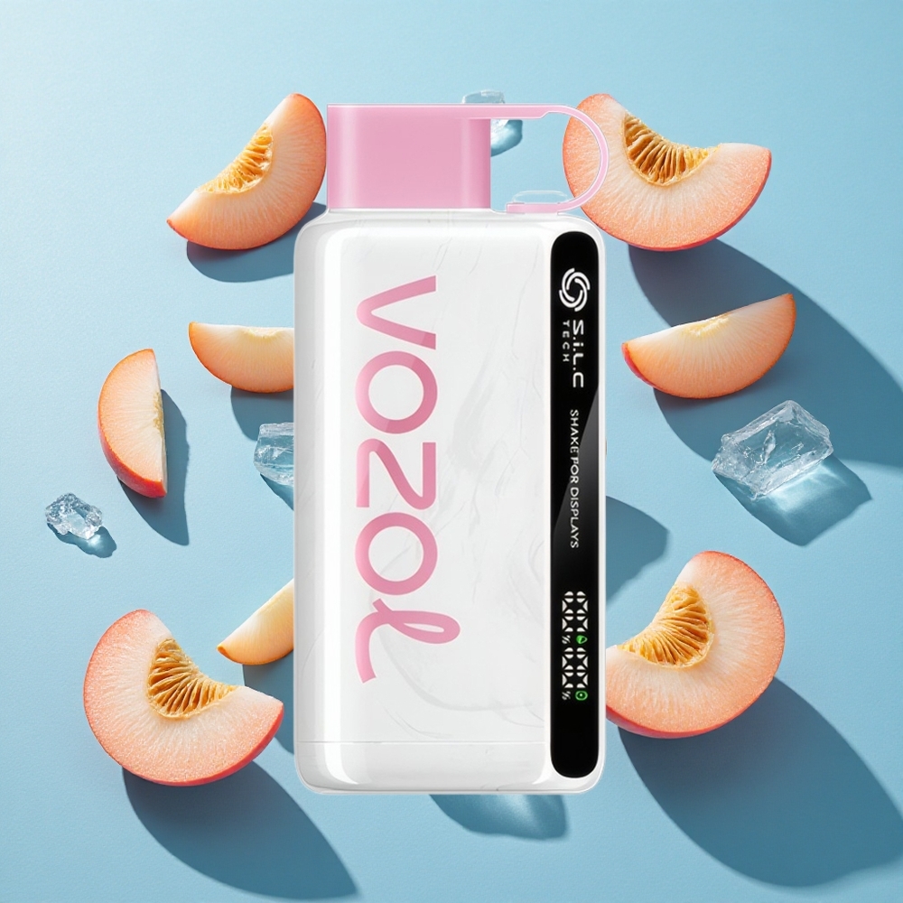 VOZOL STAR 9000/12000 Wegwerf-Vape Pfirsich-Eis mit 650mAh Batterie und bis zu 9000/1200 Puffs