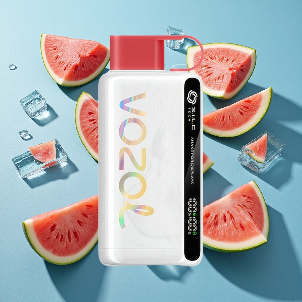 VOZOL STAR 9000/12000 Wegwerf-Vape Wassermelone-Eis mit 650mAh Akku und bis zu 9000/1200 Puffs