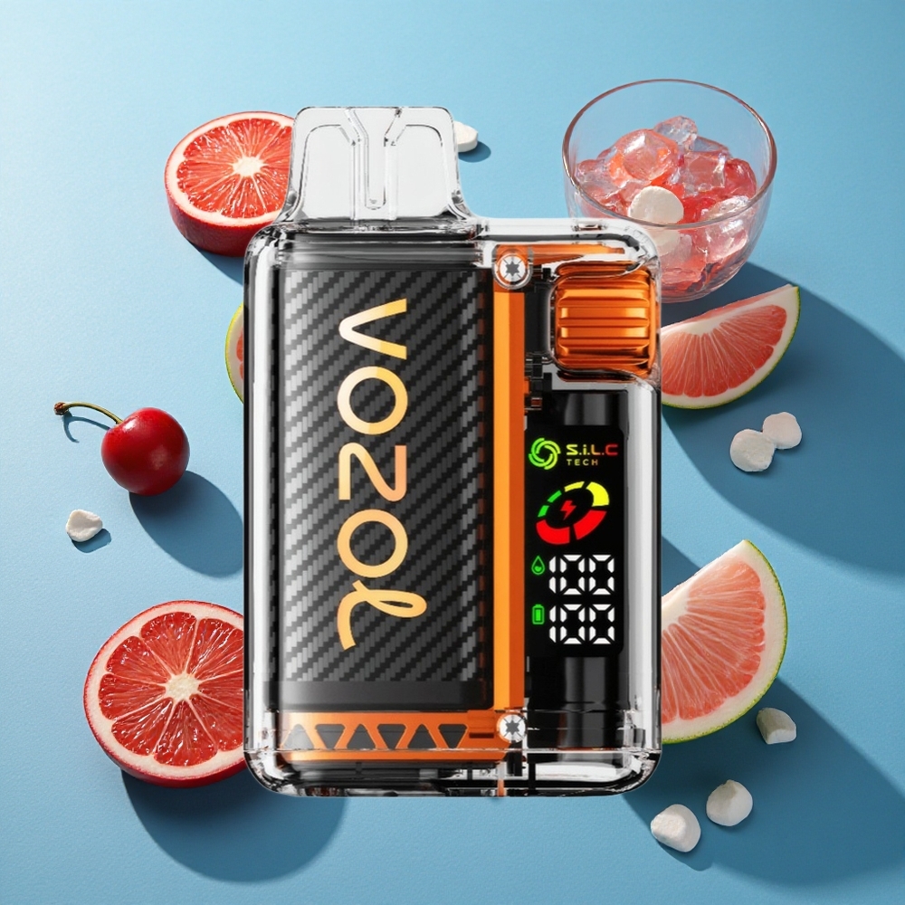 VOZOL Vista 20000 Puffs wiederverwendbares Kit mit OLED-Display und Kirsch-Cola-Geschmack